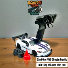 Xe Điều Khiển RC Drift 1/24 4WD 30 km/h – LED Tốc Độ Cao, Đua Mini GTR, Điều Khiển 2.4G, Quà Tặng Đồ Chơi RC