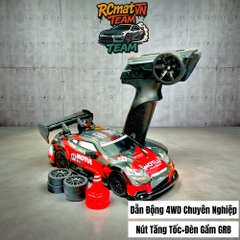 Xe Điều Khiển RC Drift 1/24 4WD 30 km/h – LED Tốc Độ Cao, Đua Mini GTR, Điều Khiển 2.4G, Quà Tặng Đồ Chơi RC