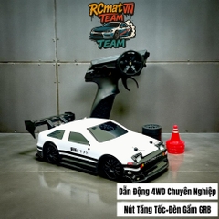Xe Điều Khiển RC Drift 1/24 4WD 30 km/h – LED Tốc Độ Cao, Đua Mini GTR, Điều Khiển 2.4G, Quà Tặng Đồ Chơi RC