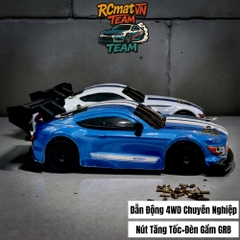 Xe Điều Khiển RC Drift 1/24 4WD 30 km/h – LED Tốc Độ Cao, Đua Mini GTR, Điều Khiển 2.4G, Quà Tặng Đồ Chơi RC