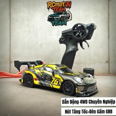 Xe Điều Khiển RC Drift 1/24 4WD 30 km/h – LED Tốc Độ Cao, Đua Mini GTR, Điều Khiển 2.4G, Quà Tặng Đồ Chơi RC