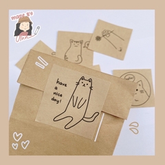 Set 24 Sticker dán niêm phong gói hàng, gói quà