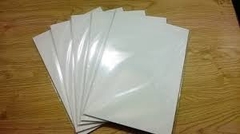 Giấy decal A4 in nhãn vở, stickers đế trắng, dày mỏng