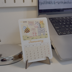 Lịch để bàn 2026 Bính Ngọ - Designed by Amy Nâu.