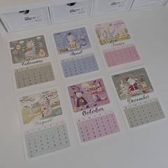 Lịch để bàn 2026 Bính Ngọ - Designed by Amy Nâu.