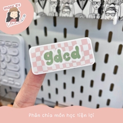 Nhãn phân môn 2023 sticker boc  dan MADE BY AHN thiết kế