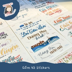 Bộ Sticker TỰA BÀI VĂN 11 (chương trình mới)- MADE BY AHN thiết kế