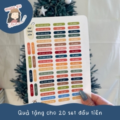 Bộ Sticker TỰA BÀI VĂN 11 (chương trình mới)- MADE BY AHN thiết kế