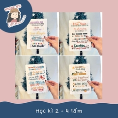 Bộ Sticker TỰA BÀI VĂN 11 (chương trình mới)- MADE BY AHN thiết kế