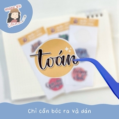 Nhãn phân môn 2024 sticker - MADE BY AHN thiết kế