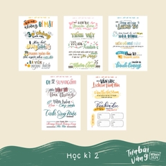 [Update 2025] Tựa bài văn 9 sticker - Chương trình mới - MADE BY AHN thiết kế