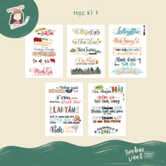 [Update 2025] Tựa bài văn 8 sticker - Chương trình mới - MADE BY AHN thiết kế