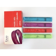 Thước kẻ học sinh 20cm, 30cm, dẻo, uốn cong, cứng, đa dạng màu sắc và kích thước, quốc dân, giá rẻ, chất lượng cao giao