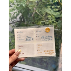 Sticker NHÃN VỞ MÔN HỌC mẫu 2023 bóc dán - In tên theo yêu cầu - MADE BY AHN thiết kế