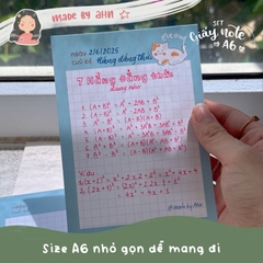 Set giấy note ghi chú bài học dễ thương - MADE BY AHN thiết kế