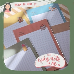 Set giấy note ghi chú bài học dễ thương - MADE BY AHN thiết kế