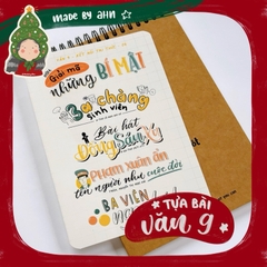 [Update 2025] Tựa bài văn 9 sticker - Chương trình mới - MADE BY AHN thiết kế