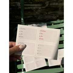 Set NHÃN VỞ/NHÃN SÁCH BASIC sticker - Thêm tên theo yc - MADE BY AHN thiết kế