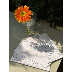 NHÃN VỞ Simple (Update 2024) sticker - In tên theo yêu cầu - MADE BY AHN thiết kế