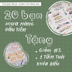 [Update 2025] Tựa bài văn 8 sticker - Chương trình mới - MADE BY AHN thiết kế