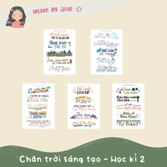 [Update 2025] Tựa bài văn 8 sticker - Chương trình mới - MADE BY AHN thiết kế