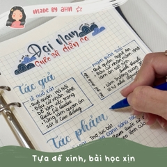 [Update 2025] Tựa bài văn 8 sticker - Chương trình mới - MADE BY AHN thiết kế
