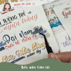 [Update 2025] Tựa bài văn 8 sticker - Chương trình mới - MADE BY AHN thiết kế