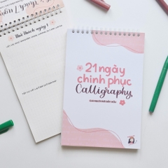 Bộ luyện viết Calligraphy, tập luyện viết Calligraphy nhiều font chữ - MADE BY AHN thiết kế