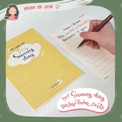 Bộ luyện viết Calligraphy, tập luyện viết Calligraphy nhiều font chữ - MADE BY AHN thiết kế