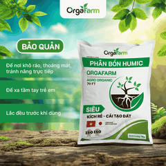 Phân Bón Hữu Cơ Humic OrgaFarm - 1KG
