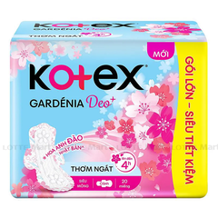 BVS KOTEX HOA ANH DAO SM CANH 6 MIENG