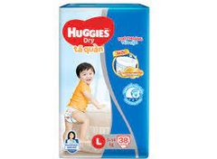 TA QUAN HUGGIES CO L 38 X 4  JUMBO