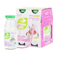 YEN GREEN BIRD COLLAGEN LOC 4 CHAI x 185ml