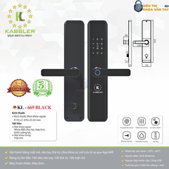 Khóa vân tay Kassler KL-696 cho cửa gỗ là giải pháp an toàn và hiện đại cho mọi gia đình