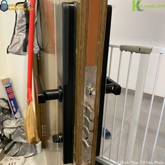 Thân khóa bằng hợp kim nguyên khối, chịu lực tốt, chống han gỉ – bền bỉ theo thời gian