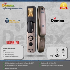 Khoá vân tay cửa gỗ Demax SL898 là lựa chọn hàng đầu cho không gian sống hiện đại và an toàn