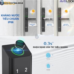 Khóa Vân Tay Avolock Cửa Nhôm AN 395