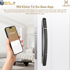 Khóa vân tay cửa nhôm Hexa P300