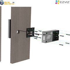 Khóa thông minh EZVIZ CS-DL03 (Smart Rim Lock) mang đến khả năng bảo mật cao với thiết kế nhỏ gọn và chắc chắn