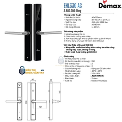 Khóa Khách Sạn Demax EHL330 SB
