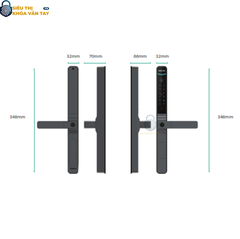 Khóa cửa vân tay Philips DDL611-18HBS