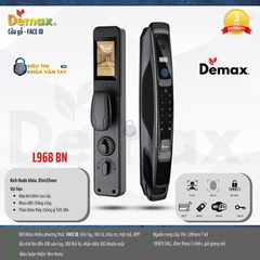 Khóa vân tay cửa gỗ Demax EL968 là lựa chọn lý tưởng cho ngôi nhà hiện đại và an toàn