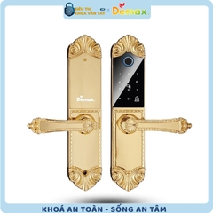Khoá vân tay đại sảnh Demax EL280 BRASS 24K là lựa chọn đẳng cấp cho biệt thự và không gian sang trọng