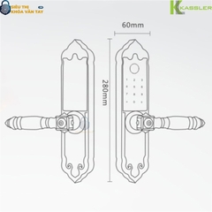 Sản phẩm hỗ trợ 5 phương thức mở khóa gồm: vân tay, mã số, thẻ từ, chìa cơ và mở khóa qua app điện thoại