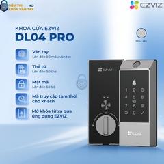 Khóa thông minh EZVIZ CS-DL04 Pro (Smart Lock) được trang bị công nghệ bảo mật tiên tiến, giúp tăng cường an toàn cho ngôi nhà
