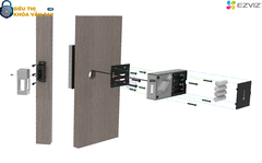 Khóa thông minh EZVIZ CS-DL03 Pro (Smart Rim Lock) sở hữu thiết kế chắc chắn, mang lại sự an toàn tối đa cho ngôi nhà.