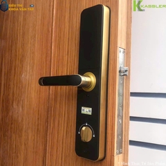 Khóa Kassler KL-696 có thiết kế sang trọng, phù hợp với nhiều loại cửa gỗ cao cấp