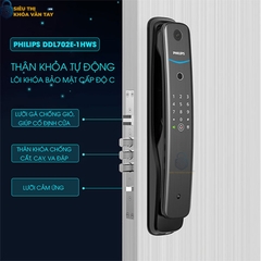 Khóa cửa vân tay Philips DDL702-1HWS