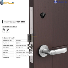 Khóa vân tay khách sạn Osuno OSN-3339