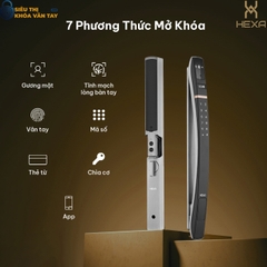 Khóa vân tay cửa nhôm cao cấp Hexa P300 Pro